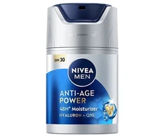 Nivea Drėkinamasis kremas SPF 30 vyrams, senėjimą stabdantis drėkinamasis kremas 50 ml