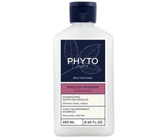 Phyto Intense Curls Curls Nourishment Šampūnas, 250 ml