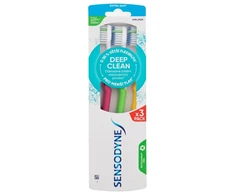 Sensodyne Deep Clean Extra Soft dantų šepetėlis, 3 vnt.