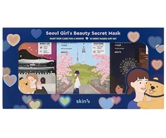 „Skin79 Seoul Girl's Beauty Secret“ veido kaukės dovanų rinkinys, 30 x 20 g