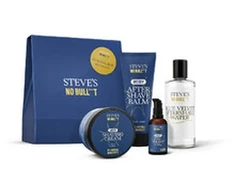 Steves No Bull Steve's Gift set Shaving Box Mėlynas aksomas