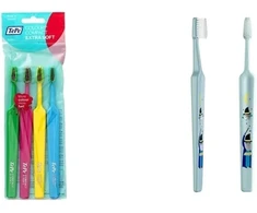 TePe Colour Compact Dantų šepetėlis 4 pcs Extra Soft