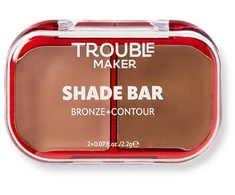 Trouble Maker Atspalvių paletė „Shade Bar Bronze and Contour Face“ 2,2 g