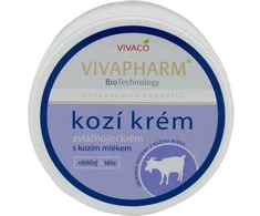 VivaPharm minkštinamasis veido ir kūno kremas su ožkos pienu W 250 ml