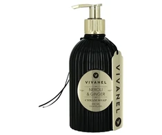 Vivian Gray Newcos VIVANEL skystas kremas-muilas Juodas Neroli &amp; Ginger, 350 ml