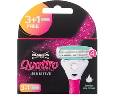 Wilkinson Sword Quattro For Women Sensitive skustuvo pakaitinis peiliukas