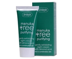 Ziaja Night Kreminis švelniai šveičiamasis Manuka Tree Purifying 50 ml