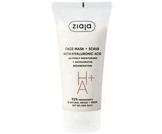 Ziaja šveičiamoji kaukė su hialurono rūgštimi (veido kaukė + šveitiklis) 55 ml