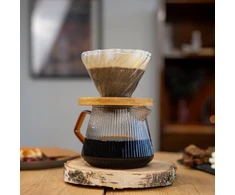 Borosilikatinio stiklo V60 kavos ruošimo rinkinys, 630 ml