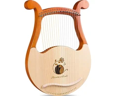 19 stygų lyra arfą, lyra arfą, arfą instrumentas, lyros arfą, styginė lyra, 19 stygų arfą