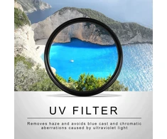 40,5 mm UV filtras, ultravioletinių spindulių objektyvo filtras, fotoaparato objektyvo apsauga, objektyvo apsauginis filtras