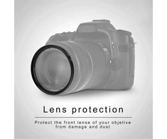 62 mm UV filtras, ultravioletinių spindulių objektyvo filtras, fotoaparato objektyvo apsauga, UV objektyvo filtras, UV lęšio filtras