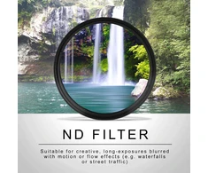 77mm ND2 filtras, neutralus tankio filtras ND2, 1 žingsnio ND filtras, neutralus pilkasis filtras, ND2 pilkasis filtras