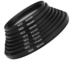82mm ND2 filtras, neutralus tankio filtras ND2, 1 žingsnio ND filtras, 82 mm neutralaus tankio filtras, ND2 objektyvo filtras