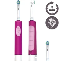 Elektrinis dantų šepetėlis, violetinis, įkraunamas dantų šepetėlis, automatinis dantų šepetėlis, elektrinė dantų šepetėlė, automatinė dantų šepetėlė