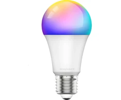 Išmani RGB lemputė su „WiFi“ ir „Bluetooth“ E27 10W, išmanioji spalvota lemputė, RGB šviesos lemputė, E27 10W lemputė su „WiFi“ ir „Bluetooth“