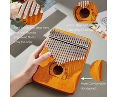 Kalimba nykščių pianinas 21 klavišas, kalimba instrumentas, medinis pirštų pianinas, nykštukinis pianinas, pirštinis pianinas, kalimbos pianinas