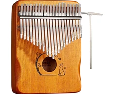 Kalimba nykščių pianinas 21 klavišas, kalimba instrumentas, medinis pirštų pianinas, nykštukinis pianinas, pirštinis pianinas, kalimbos pianinas