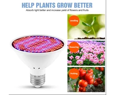 LED augalų auginimo lempa 20W, augalų lempa, lempa augalams, LED lempa augalams, LED augalų šviestuvas, LED fitolempa