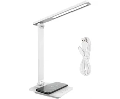 LED stalinė lempa su USB įkrovimu, LED stalinė lempa su įmontuotu įkrovikliu, LED darbo lempa, LED skaitymo lempa, USB stalinė lempa