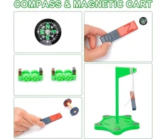 Magnetinis mokslo eksperimentų rinkinys, magnetų mokslo rinkinys, vaikų magnetų mokslo rinkinys, magnetinis eksperimentų komplektas, magnetų rinkinys vaikams