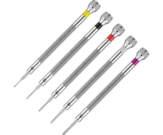 Mini atsuktuvų rinkinys 0,8–1,6 mm, 5 vnt., precizinis mini atsuktuvų rinkinys, smulkių atsuktuvų komplektas, tikslus atsuktuvų rinkinys, mini ploni atsuktuvai