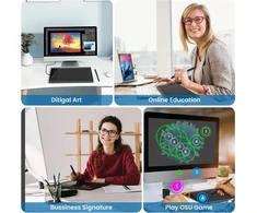 Piešimo grafinė planšetė 10x6 colių, piešimo planšetė, grafinė planšetė su pieštuku, skaitmeninė piešimo planšetė, planšetė skaitmeniniam menui