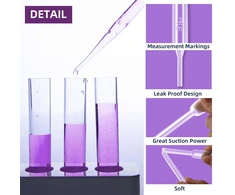 Pipetė, 20 vnt. rinkinys, 10 ml, 300 mm, laboratoriniai įrankiai, pipetės rinkinys, dozavimo pipetė, lašelinė pipetė