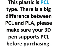 Plastikas 3D rašikliui PCL, 50 m, žemos temperatūros plastikas 3D rašikliams, 3D rašiklio plastikas, plastikinė 3D rašiklio gija, siūlas 3D rašikliui