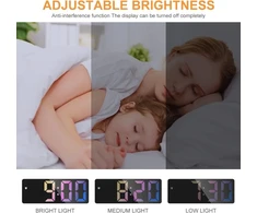 Skaitmeninis žadintuvas, LED žadintuvas, elektroninis žadintuvas, skaitmeninis laikrodis su žadintuvu, elektroninis laikrodis su žadintuvu, LED laikrodis su žadintuvu