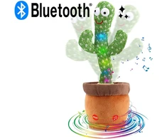 Šokantis kalbantis kaktuso žaislas, dainuojantis kaktusas su „Bluetooth“, šokantis kaktusas, kalbantis kaktusas, dainuojantis kaktuso žaislas