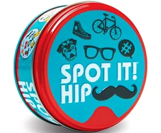 „Spot it“ kortų atitikimo žaidimas su 55 kortomis, nešiojamas metalinis dėklas, šeimos linksmybės, greitas stebėjimo ir reakcijos vakarėlio žaidimas, kortų žaidimas, kortelių žaidimas, stebėjimo žaidimas, reakcijos žaidimas
