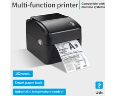 Terminis etikečių ir lipdukų spausdintuvas 108 mm, Xprinter XP-420BX, terminis etikečių spausdintuvas, terminių lipdukų spausdintuvas, etikečių ir lipdukų spausdintuvas