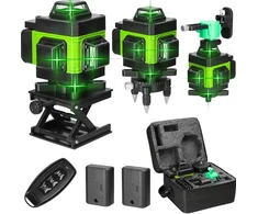 Žalias lazerinis nivelyras 16X, 4D lazerinis nivelyras, kryžminis linijinis lazerinis nivelyras, lazerinis lygio matuoklis, lazerinis kryžminis nivelyras