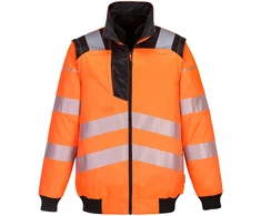 3 viename Pilot striukė Portwest PW302, Dydis: XXL, Pw spalvos: Oranžinis/Juodas