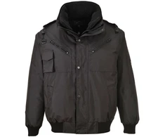 4 viename Bomber striukė Portwest F465, Dydis: M, Pw spalvos: Juodas