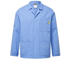 Antistatinis ESD PORTWEST AS18 laboratorinis chalatas, Dydis: XXXL, Pw spalvos: Navy