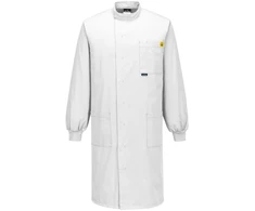 Antistatinis PORTWEST AS15 ESD chalatas, Dydis: XL, Pw spalvos: Juodas