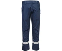 Cheminėms medžiagoms PORTWEST FR417 atsparios kelnės, Dydis: 48, Pw spalvos: Navy