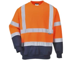 Darbo džemperis PORTWEST B306, Dydis: 4XL, Pw spalvos: Geltona/Navy