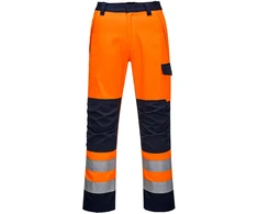 Darbo kelnės Portwest MV36, Dydis: L, Pw spalvos: Oranžinis/Navy