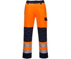 Darbo kelnės Portwest MV36, Dydis: XXL, Pw spalvos: Oranžinis/Navy