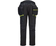 Darbo kelnės su nusegamomis kišenėmis Portwest DX450, Dydis: 34, Pw spalvos: Juodas