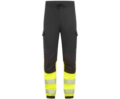 Darbo PORTWEST FR433 kelnės. Hi-Vis, Dydis: L, Pw spalvos: Juodas/Geltona