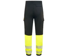 Darbo PORTWEST FR433 kelnės. Hi-Vis, Dydis: L, Pw spalvos: Juodas/Geltona