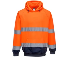 Dviejų spalvų bliuzonas su gobtuvu PORTWEST B316, Dydis: L, Pw spalvos: Geltona/Navy