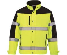 Dviejų spalvų Softshell striukė Portwest S429, Dydis: M, Pw spalvos: Geltona