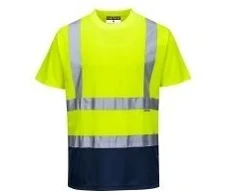 Dvispalviai marškinėliai PORTWEST S378, Dydis: XL, Pw spalvos: Oranžinis/Navy