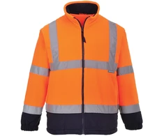 Dvispalvis flisinis džemperis PORTWEST F301, Dydis: 5XL, Pw spalvos: Geltona/Navy