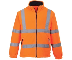 Flisinis džemperis su tinklinės medžiagos pamušalu PORTWEST F300, Dydis: XXL, Pw spalvos: Oranžinis